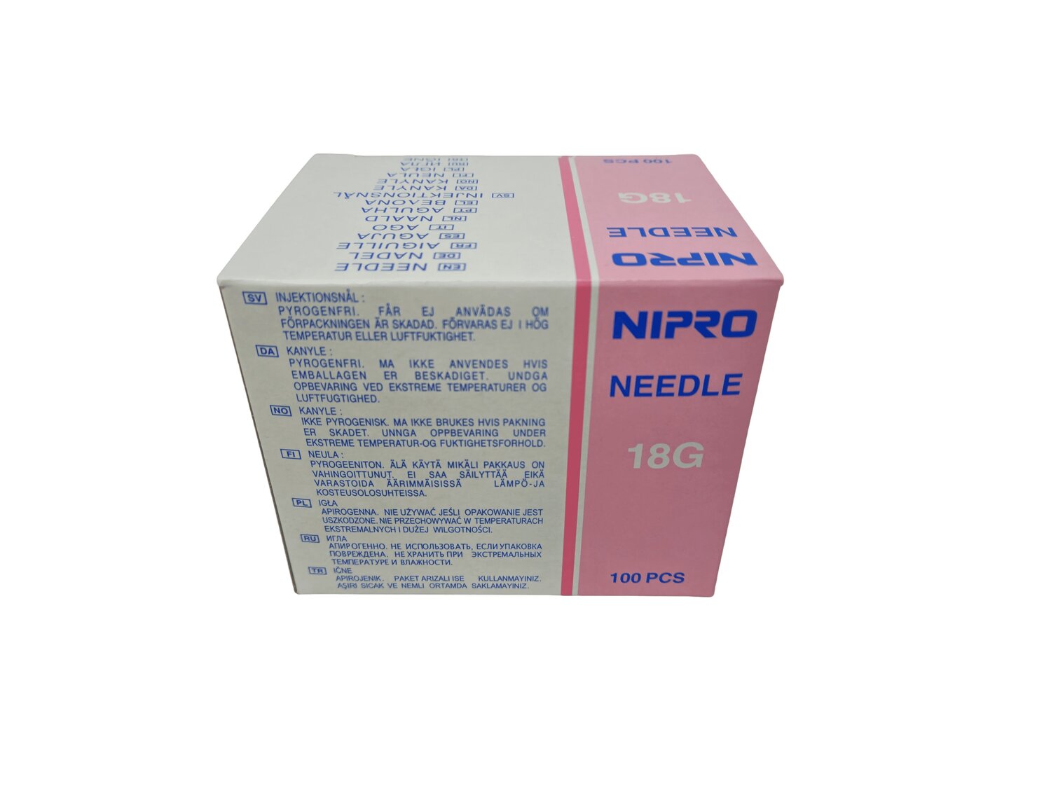Agujas hipodermicas - NIPRO 18G Agujas hipodermicas - NIPRO 18G